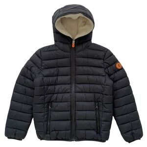 Save the Duck fleece lined puffer coat